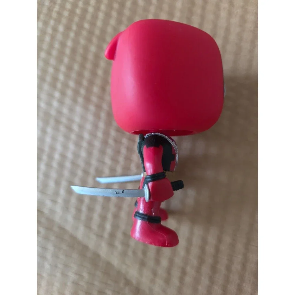 Funko Pop Marvel Comic 4 Inch Deadpool Bobble Head Loose Figure No Box